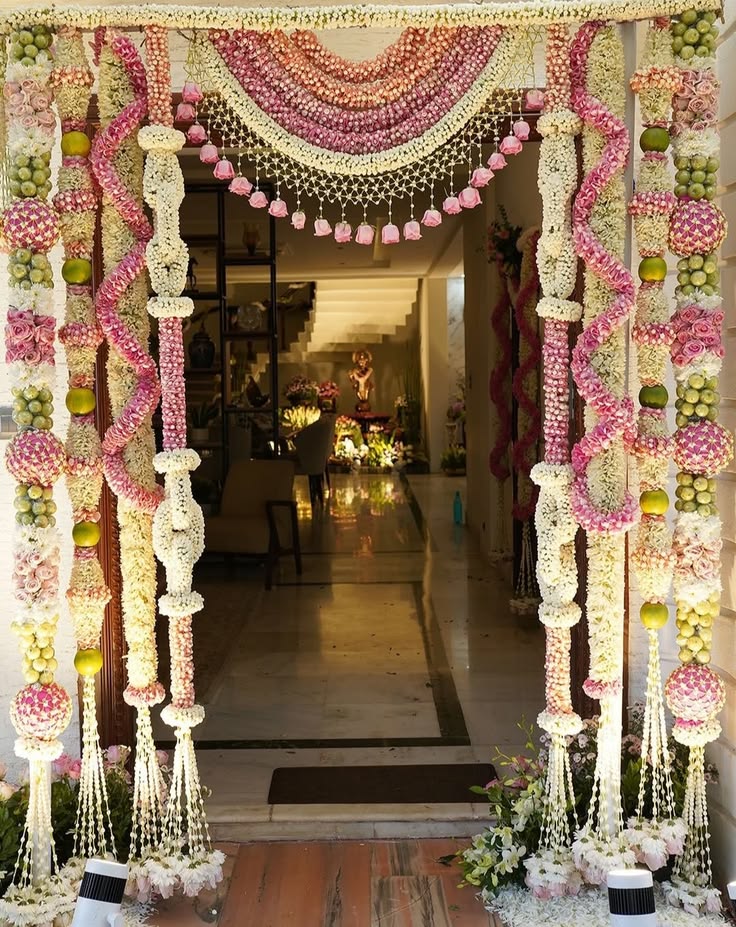 Floral Door Décor
